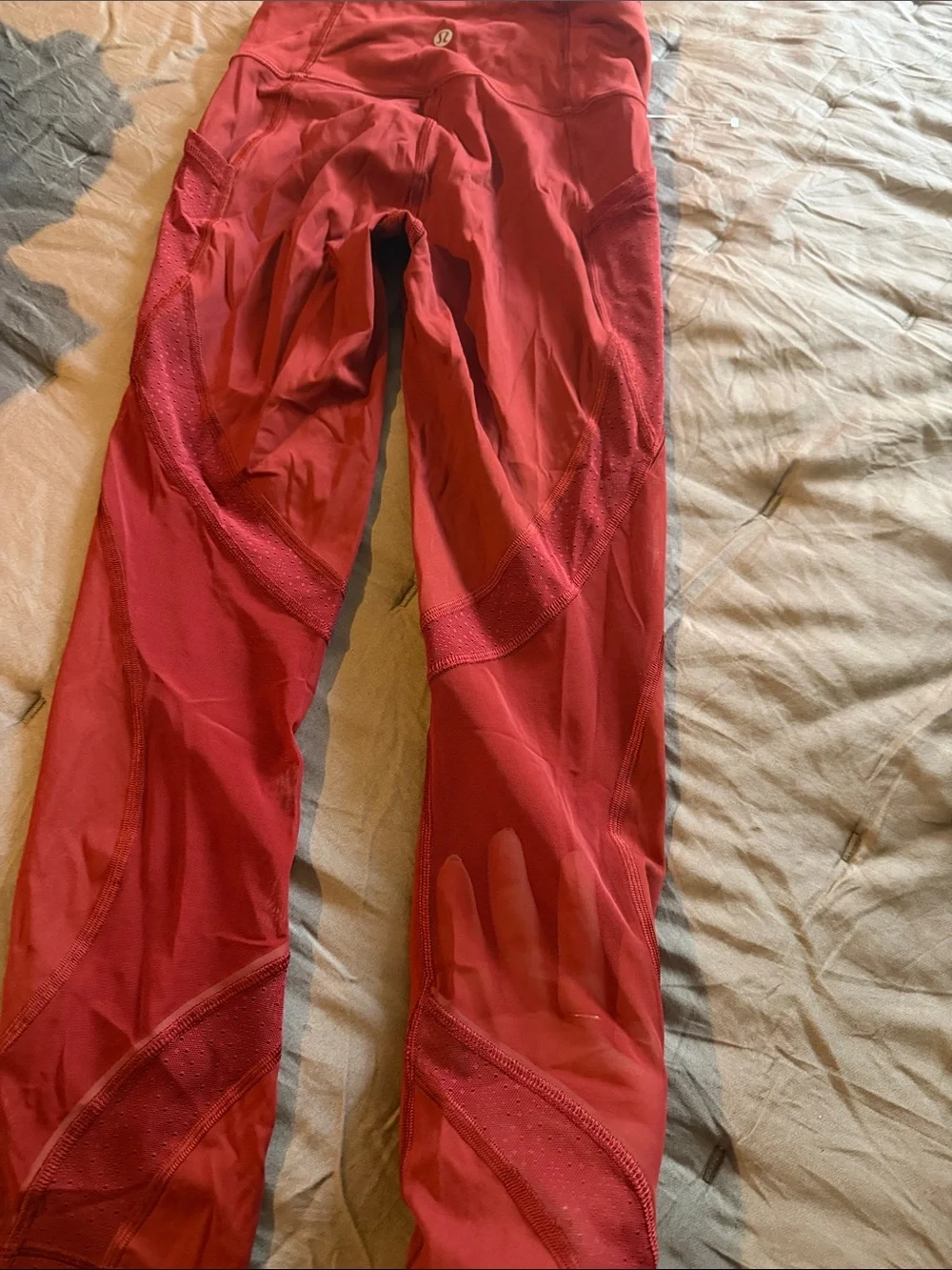 lululemon athletica Deep Red/Maroon High-Rise Leggings